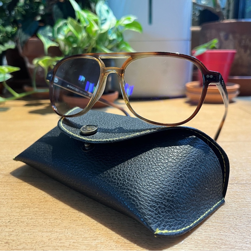 MOSCOT Bjorn eyeglasses (Tobacco): size 55-17-142